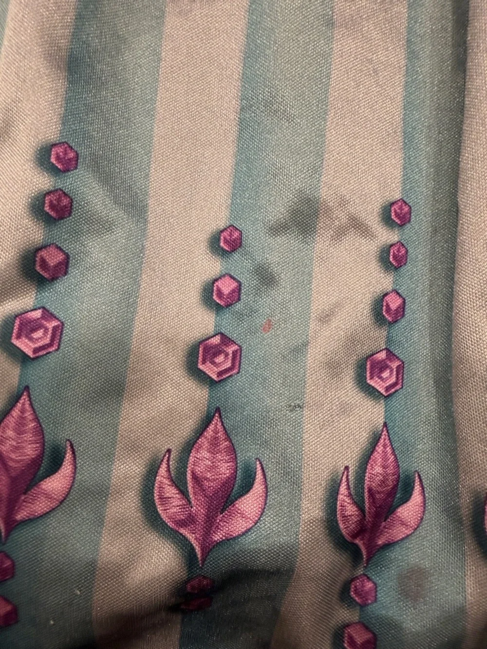 Disney Teal and Purple Girls' Frozen Anna-Inspired pajama dress - Picture 3 of 3